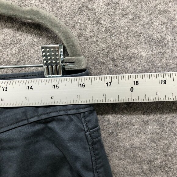 Banana Republic Slim Fit 5 Pocket Pants Mens 31x32 Sueded Pebble Blue Gray Chino - Picture 7 of 10